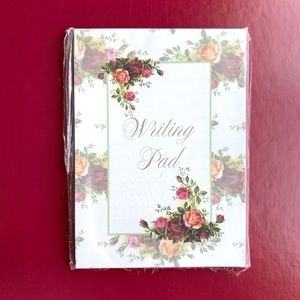 Royal Albert Old Country Roses writing pad New/Sealed